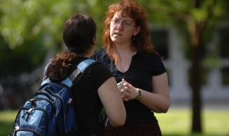 Mentoring happens best outside in lovely SC weather!