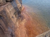 Cliffs at Devils Island landing spot