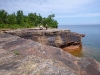 Cliffs at Devils Island landing spot